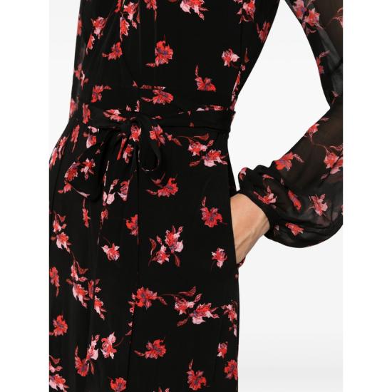 26FW 다이앤 본 퍼스텐버그 점프수트 U043AIRISBNCVG IRISB BLACK RED - DIANE VON FURSTENBERG