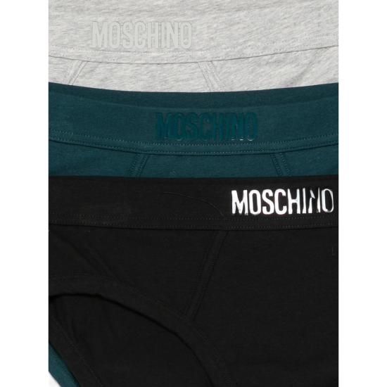 26FW 모스키노 팬티 4402 A1307 1380 GREY BLACK - MOSCHINO