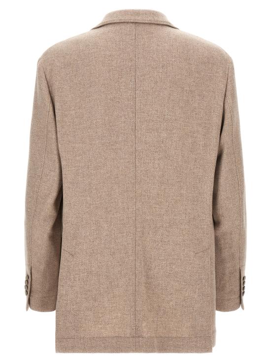 26FW 브루넬로 쿠치넬리 수트 자켓 MV4465BND8C311 Beige - BRUNELLO CUCINELLI