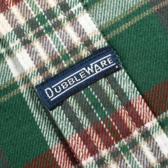  더블웨어 셔츠 헤리티지 체크 워크 그린 플래드 - DUBBLEWARE