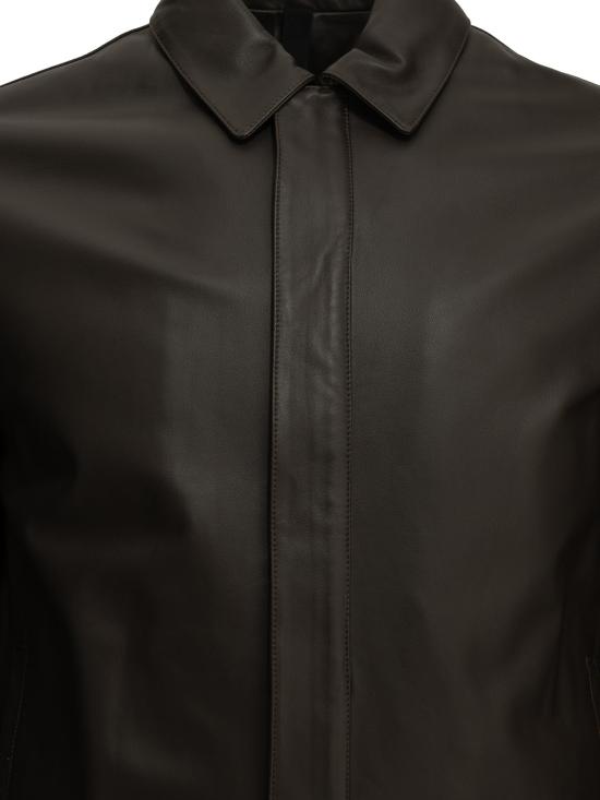 26FW 딸리아토레 자켓 갈색 가죽 재킷, 재킷 및 코트 - TAGLIATORE