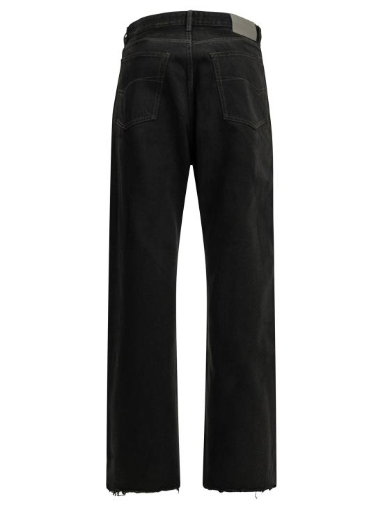 26FW 발렌시아가 데님 팬츠 스트레이트 레그 진 블랙 - BALENCIAGA