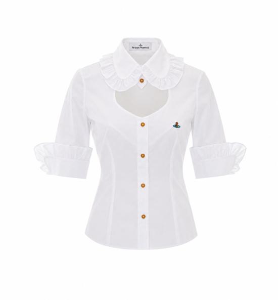 26FW 비비안웨스트우드 셔츠 1501006I W009QA401 WHITE