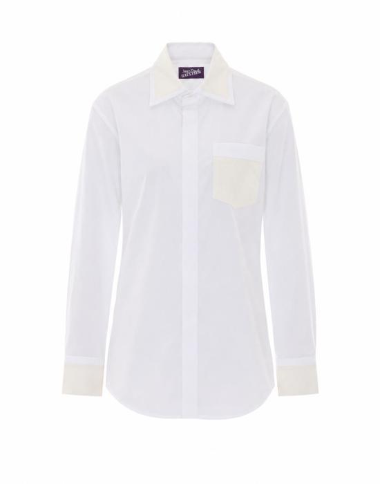 26FW 장 폴 고티에 셔츠 ST075 W12301 WHITE