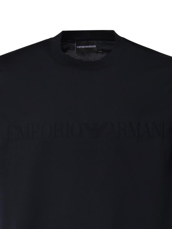 26FW 엠포리오 아르마니 반팔 티셔츠 EM004593 AF10762FB439 NAVY - EMPORIO ARMANI