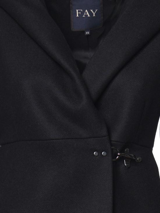 26FW 페이 코트 NAW54533110YMV B999 BLACK - FAY