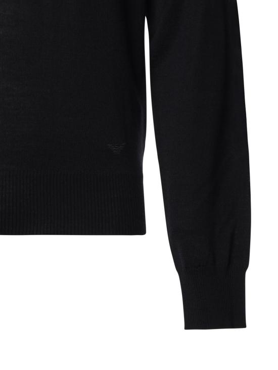 26FW 엠포리오 아르마니 스웨터 EM005803 AF25400UC001 BLACK - EMPORIO ARMANI