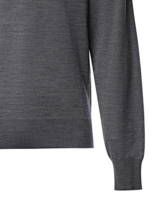26FW 엠포리오 아르마니 스웨터 EM005803 AF25400O8021 GREY - EMPORIO ARMANI