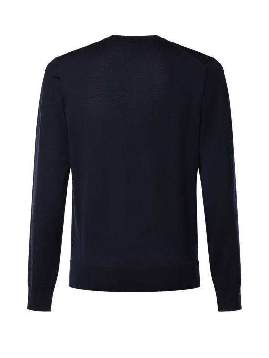 26FW 엠포리오 아르마니 스웨터 EM005803 AF25400UB102 NAVY BLUE - EMPORIO ARMANI