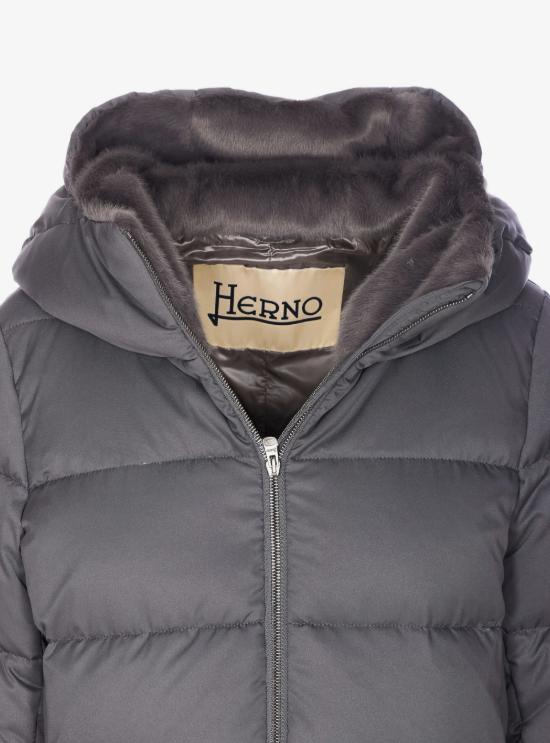 26FW 에르노 아렌델레 & 뉴 레이디 포 퍼 A 셰이프 다운 자켓 PI001948D 12414Z9487 FERRO - HERNO