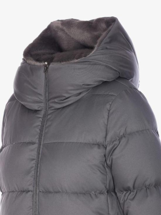 26FW 에르노 아렌델레 & 뉴 레이디 포 퍼 A 셰이프 다운 자켓 PI001948D 12414Z9487 FERRO - HERNO