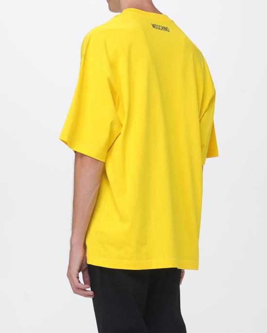 26FW 모스키노 반팔 티셔츠 0701 5241 1023 GIALLO - MOSCHINO