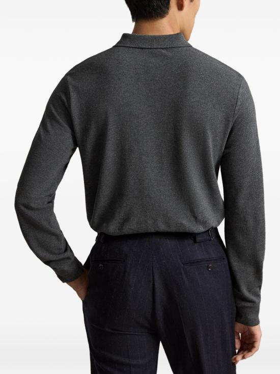 26FW 폴로 랄프로렌 클래식 핏 코튼 폴로 셔츠 710680790 501 GRIGIO - POLO RALPH LAUREN
