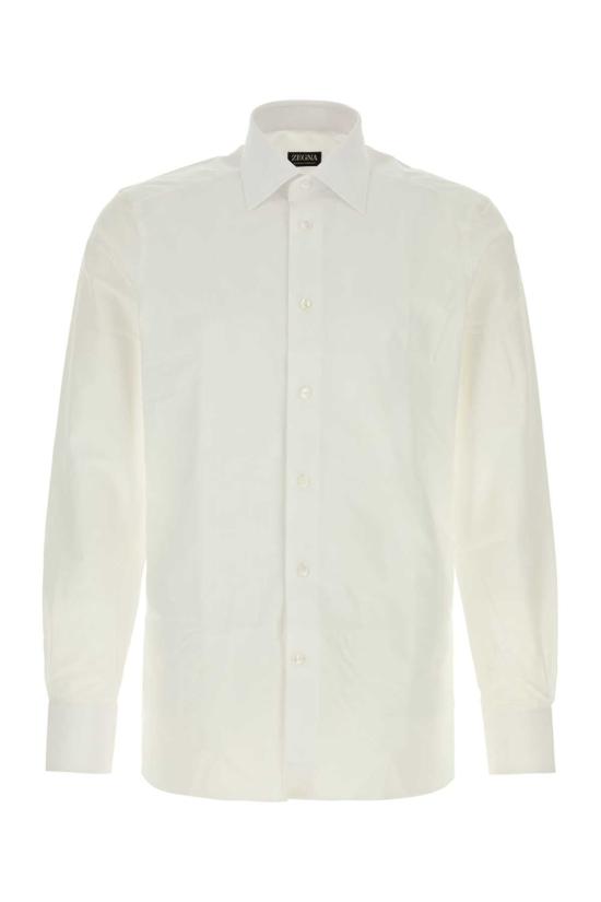 26SS 에르메네질도제냐 셔츠 R301063A39MS0PA G WHITE