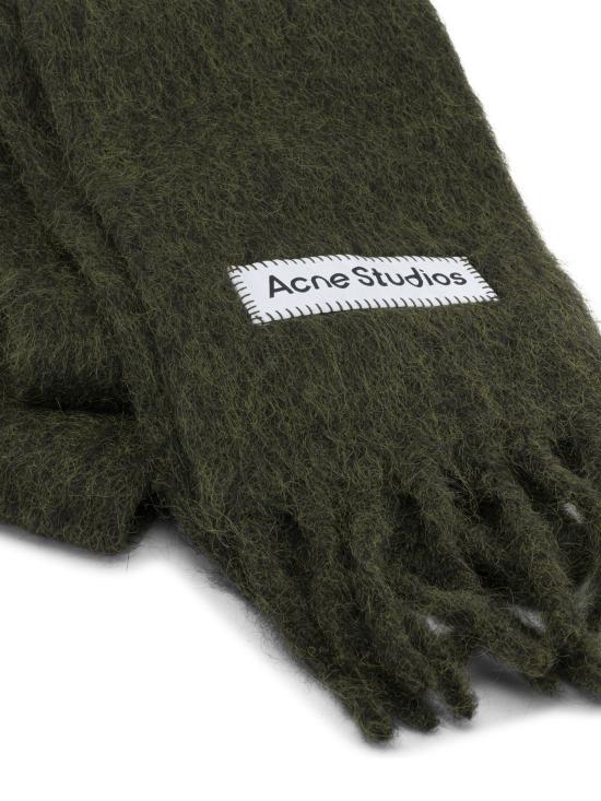26FW 아크네 스튜디오 머플러/스카프 스카프 & 실크 스카프 Sciarpe & Foulard Green - ACNE STUDIOS