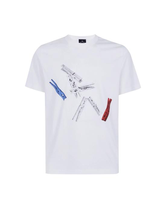 26FW PS 바이 폴스미스 반팔 티셔츠 M2R 220X WP6086 02 white BIANCO