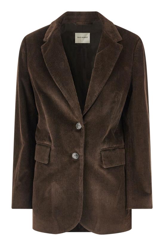 26FW 트루 에비뉴 베스트 VALERIBBEDVELVET DARKBROWN DARK BROWN