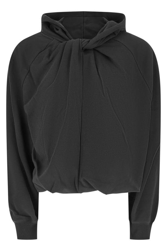 26FW 드리스 반 노튼 후드 티셔츠 2620111354610 900 BLACK