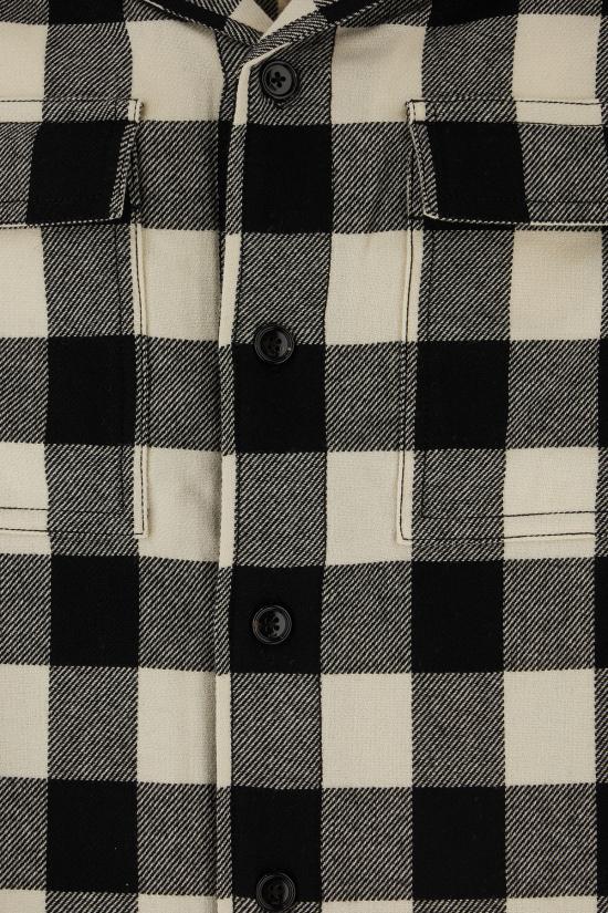 26FW 아미 긴팔 셔츠 USH875WV0220 A210 IVOIRE NOIR - AMI