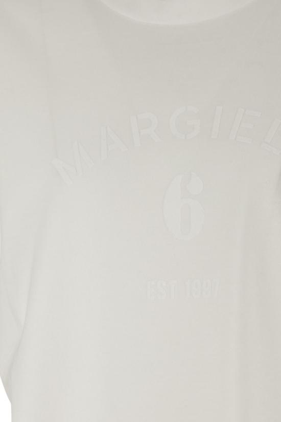 26FW MM6 메종마르지엘라 반팔 티셔츠 SH2GC0048M20048 101 OFF WHITE - MM6 MAISON MARGIELA