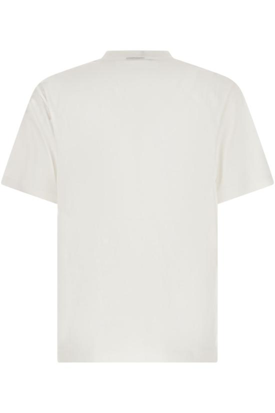 26FW 구찌 웹 스트라이프 프린트 코튼 티셔츠 A0095JXJH5Y 9066 Bianco - GUCCI