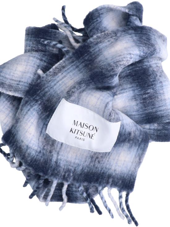 26FW 메종키츠네 머플러/스카프 MRUAT10WA0022 0615 BLUE - MAISON KITSUNE