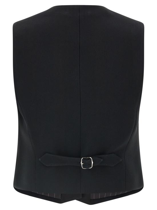 26FW 에르마노 설비노 베스트 턱시도  질레 블랙 - ERMANNO SCERVINO
