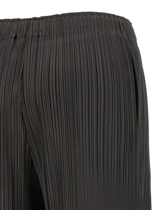 26FW 플리츠플리즈 숏팬츠 두꺼운 하의 2 버뮤다 및 짧은 회색 - PLEATS PLEASE