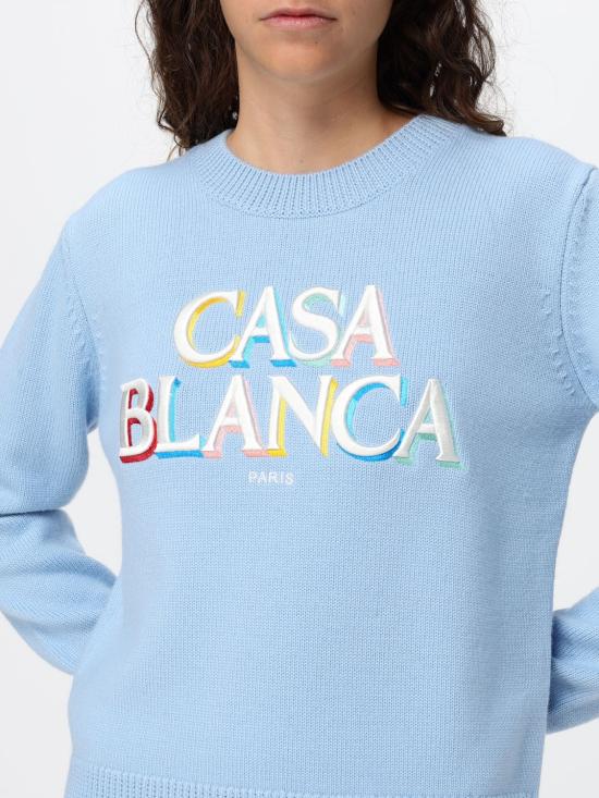 26FW 카사블랑카 탑 WAW26KW1435 01 Multicolor - CASABLANCA