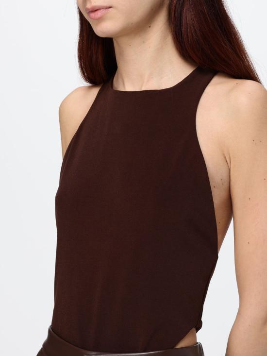 26FW 안다마네 탑 T200785BTJP199 641 Brown - ANDAMANE