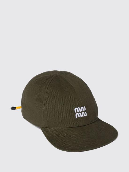 26FW 미우미우 플리스 베이스볼 캡 5HC3692CR1 F0L24 Green