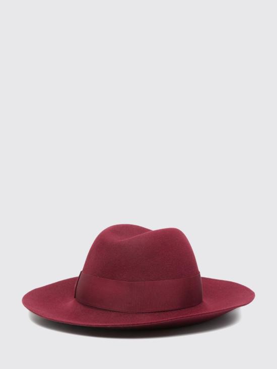 26FW 보르살리노 모자 270362 55L1 Burgundy