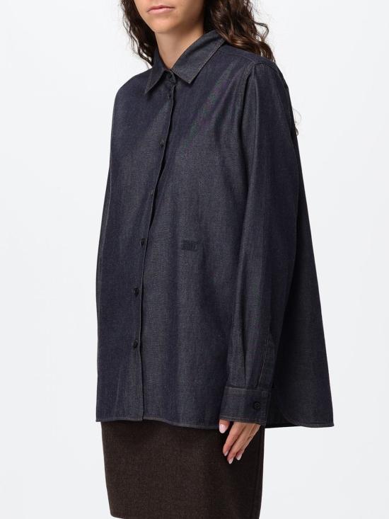 26FW 막스마라 셔츠 2621116022600 001 Blue - MAX MARA