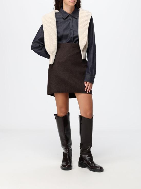 26FW 막스마라 셔츠 2621116022600 001 Blue - MAX MARA
