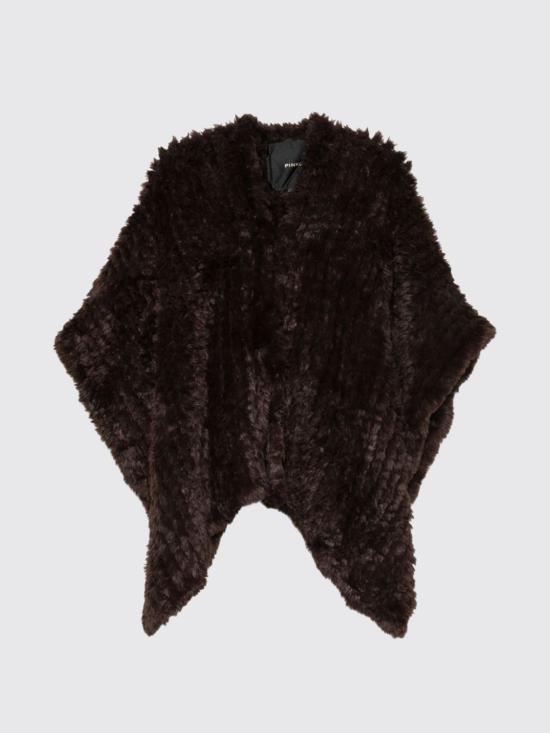 26FW 핑코 코트 107075A3EH L72 Brown - PINKO