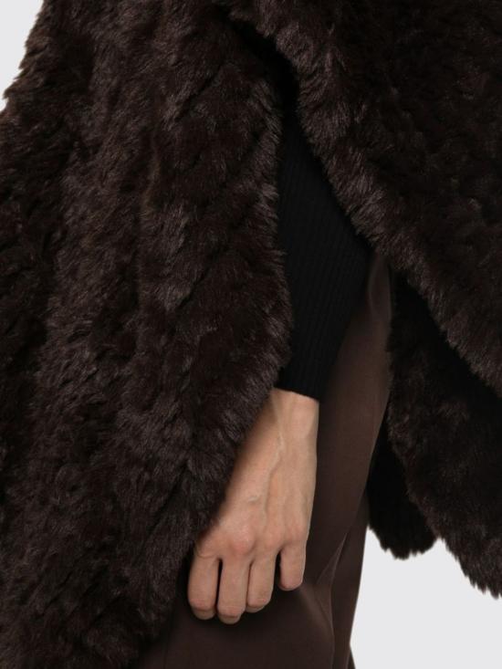 26FW 핑코 코트 107075A3EH L72 Brown - PINKO