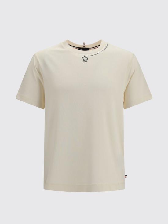 26FW 몽클레어 반팔 티셔츠 L20978C0000489AZ9 041 Yellow Cream