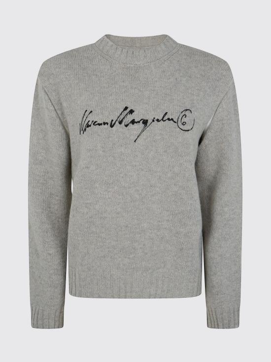 26FW MM6 메종마르지엘라 스웨터 S52HL0065M1328 806S Grey - MM6 MAISON MARGIELA