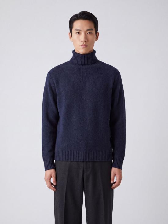 26FW 파올로 페코라 스웨터 A048F012 6462 Blue - PAOLO PECORA