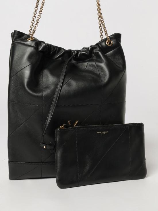 26FW 생로랑 제이미 4.3 포숑 램스킨 숄더백 781666AAB32 1000 Black - SAINT LAURENT