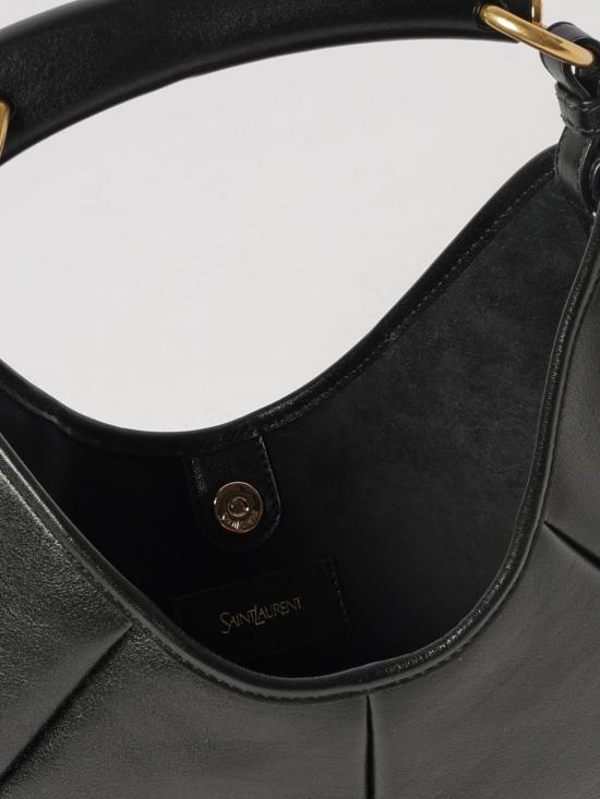 26FW 생로랑 몸바사 스몰 레더백 851432AAGWJ 1000 Black - SAINT LAURENT