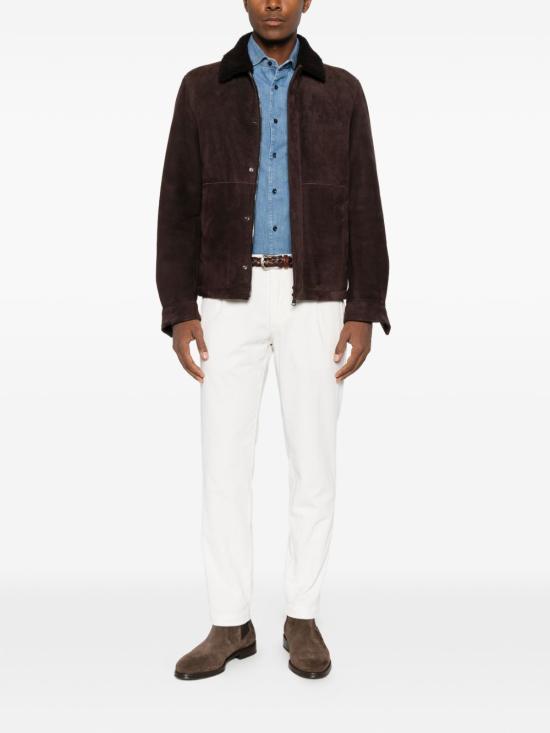 26FW 브루넬로 쿠치넬리 셔츠 MH192S1898 C8333 LIGHT BLUE - BRUNELLO CUCINELLI