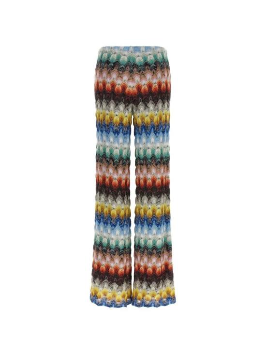 26SS 미소니 스트레이트 팬츠 미쏘니 와이드 레그 팬츠 Smsnv - MISSONI