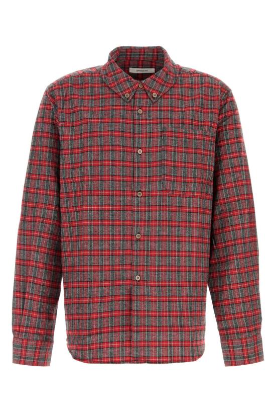 26FW 기마구아스 긴팔 셔츠 JEREMYSHIRTCHECKS REDGREY Checked