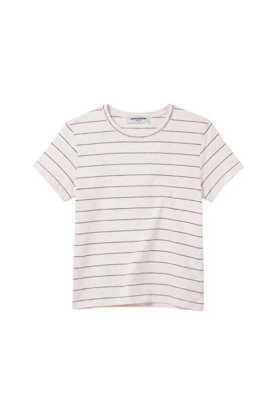  퍼펙트 화이트 티 반팔 티셔츠 리사 스트라이프 - PERFECT WHITE TEE