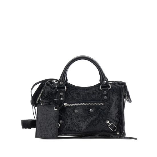 26FW 발렌시아가 르 시티 백 865763 2ACLR 1000 BLACK