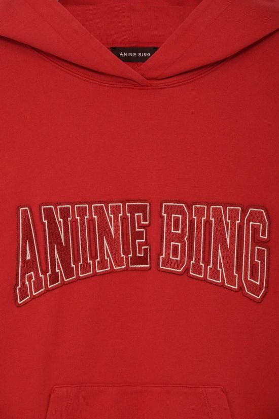  애니빙 스웨터 아니네 빙 하비 스웨트셔츠 후드티 탱고 레드 - ANINE BING