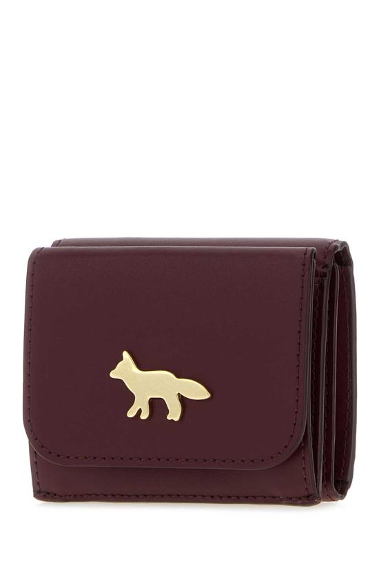 26FW 메종키츠네 지갑 OW05701LR0001 P594 Burgundy - MAISON KITSUNE