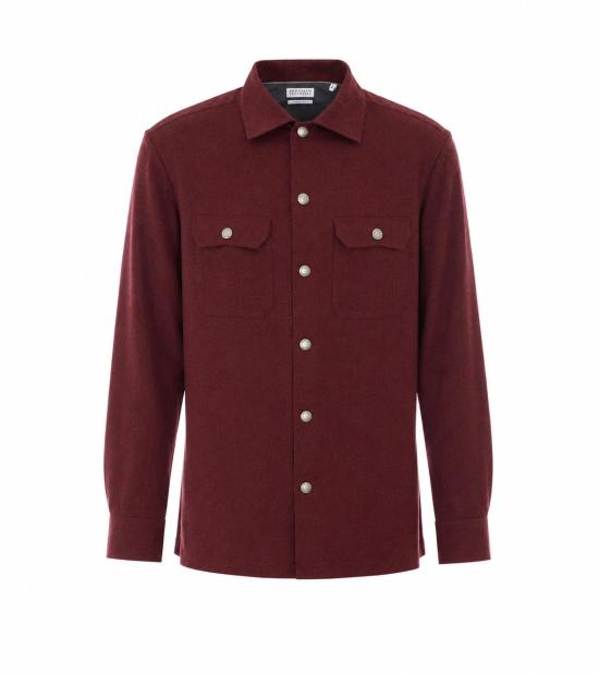 26FW 브루넬로 쿠치넬리 셔츠 MY6660721 C063 RED