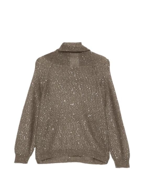 26FW 누드 터틀넥 1101W26154 234 DARK GREEN - NUDE